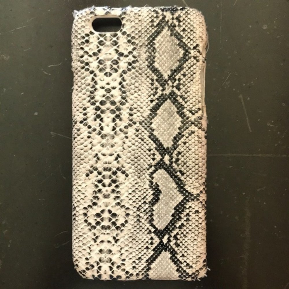 iPhone 6 faux python skin case.